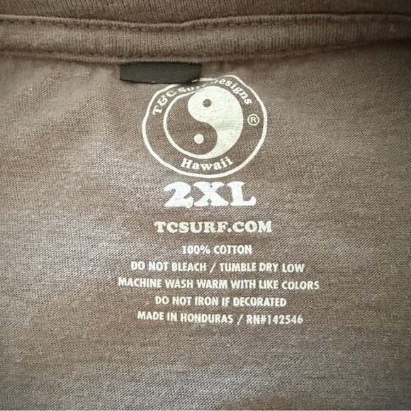 T&C Surf Designs Hawaii “The Aloha State” Tee Shirt Men 2XL XXL - Picture 5 of 6